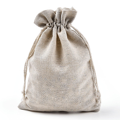Cotton Cloth Packing Pouches Drawstring Bags ABAG-R011-15X20-01-1