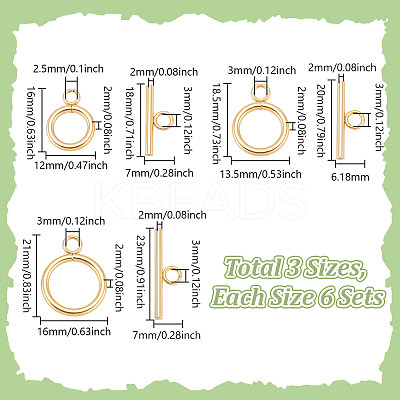 304 Stainless Steel Toggle Clasps STAS-UN0004-09G-1