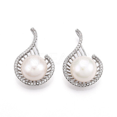 Natural Cultured Freshwater Pearl Pendants LS-PEAR-N020-07P-1