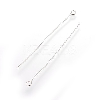 Tarnish Resistant 304 Stainless Steel Eye Pin STAS-E013-0.6x50mm-1