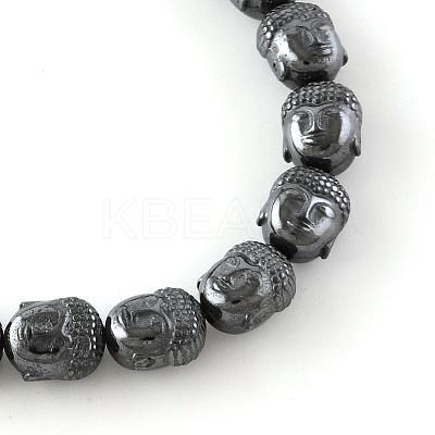 Non-magnetic Synthetic Hematite Beads Strands G-R260-35-1