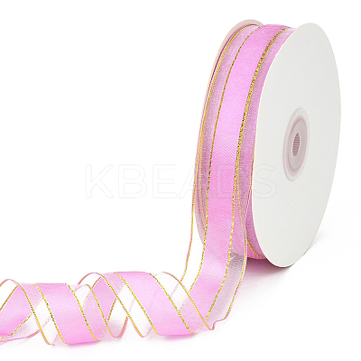 1Roll Solid Color Organza Ribbons ORIB-CY0001-03A-1