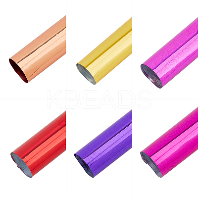 60Pcs 6 Colors A4 Hot Foil Stamping Paper DIY-FH0006-18-1