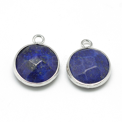 Synthetic Lapis Lazuli Pendants G-Q964-04P-1