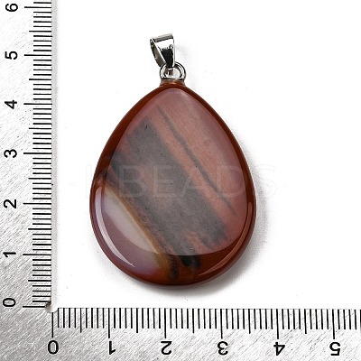 Natural Red Agate(Dyed & Heated) Pendants G-F820-14P-01-1