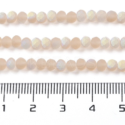 Transparent Glass Beads Strands X1-EGLA-A034-T4mm-MB20-1