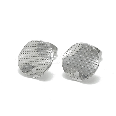 Non-Tarnish 304 Stainless Steel Stud Earring Findings STAS-Q225-06A-1