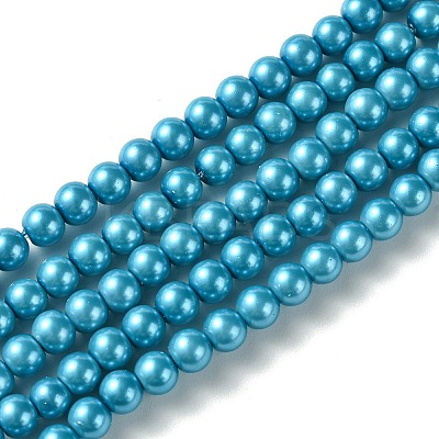 Grade A Glass Pearl Beads HY-J001-4mm-HX024-1