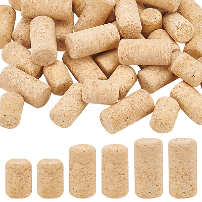 42Pcs 3 Styles Cork Stopper AJEW-BC0007-01-1