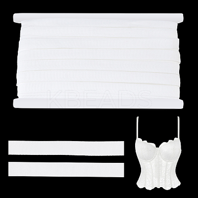 Solid-colored Hollow Out Polycotton Ribbons OCOR-WH0101-234B-1