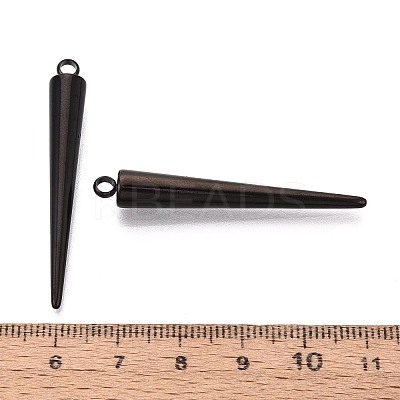 304 Stainless Steel Pendants STAS-T075-22D-B-1