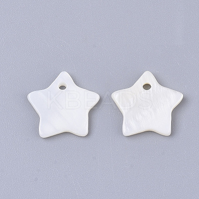 Freshwater Shell Pendants LS-X-SHEL-S276-60B-1