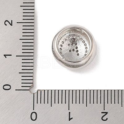 Rack Plating Brass & Cubic Zirconia Pendants KK-Z047-07P-F-RS-1