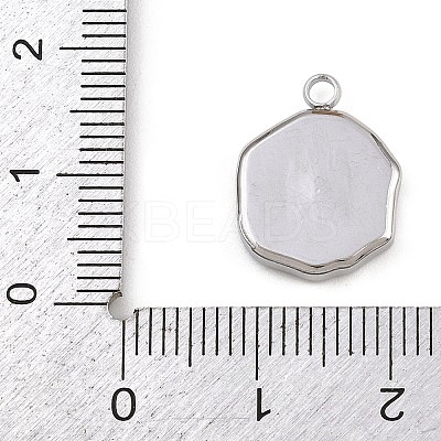 Natural White Shell Pendants STAS-D385-01A-P-1