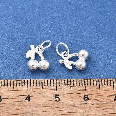 925 Sterling Silver Cherry Charms STER-D302-09S-1