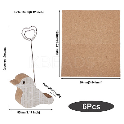 Horse Wood Name Card Holder ODIS-KS0001-03-1