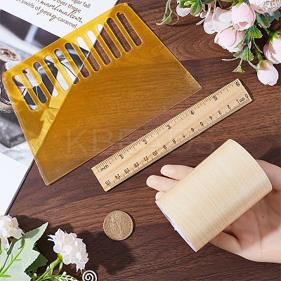 1 Roll PVC Imitation Wood Grain Adhesive Tape DIY-GF0008-40A-1