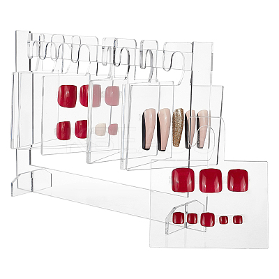 1 Set Acrylic Nail Art Display Boards ODIS-PH0001-62B-1