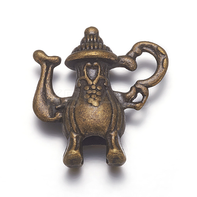 Tibetan Style Alloy Pendants PALLOY-A10581-AB-NF-1