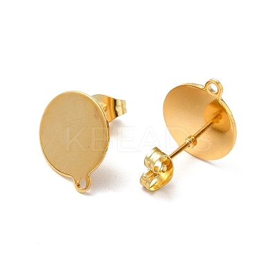 201 Stainless Steel Stud Earring Findings X-STAS-D244-28G-B-1