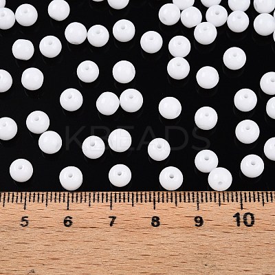 Opaque Baking Paint Glass Beads DGLA-T004-02A-1