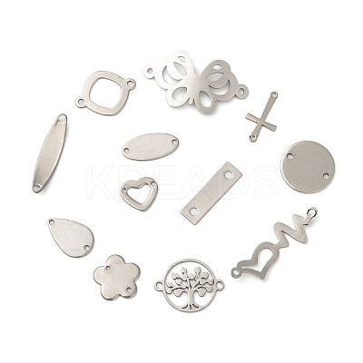Non-Tarnish 304 Stainless Steel Links Connectors STAS-MSMC002-06P-1