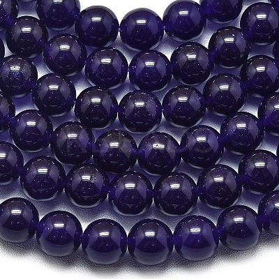 Natural Malaysia Jade Beads Strands G-L645-C01-12mm-07-1