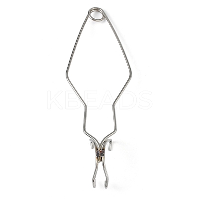 (Defective Closeout Sale: Spot Welding Black)304 Stainless Steel Crucible Tongs TOOL-XCP0001-88-1