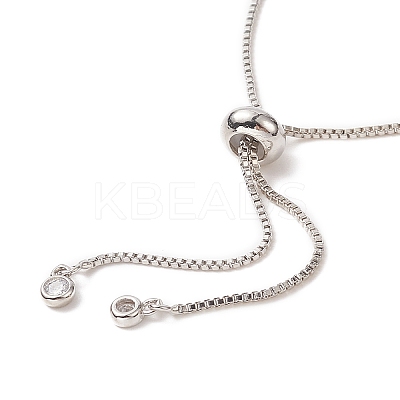 Oval Natural Pearl Beaded Slider Bracelet BJEW-JB09315-01-1