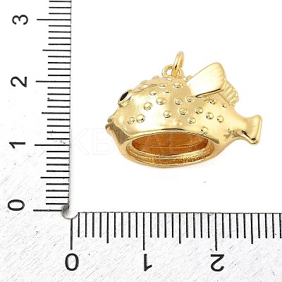 Brass Micro Pave Cubic Zirconia Pendants KK-L209-090G-1