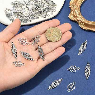 30Pcs Tibetan Style Alloy Connector Charms TIBE-FS0003-32-1