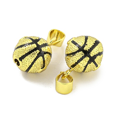 Rack Plating Brass Micro Pave Clear Cubic Zirconia Pendants KK-S091-17-1