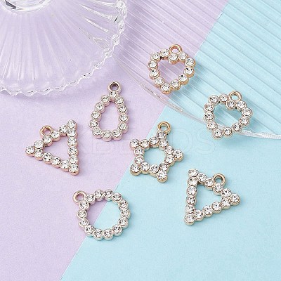 10Pcs 5 Style UV Plating Acrylic Pendants OACR-YW0001-67-1