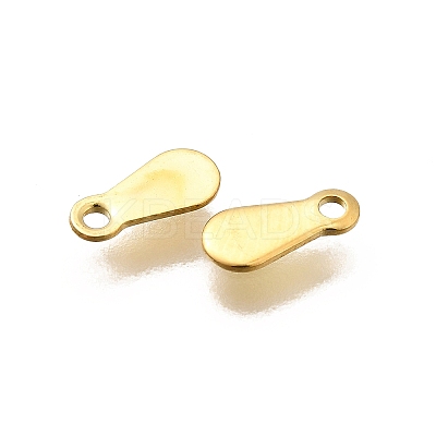 304 Stainless Steel Stamping Blank Tag Charms STAS-F311-04G-02-1