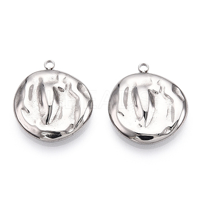 Non-Tarnish 304 Stainless Steel Pendants STAS-T064-12P-1