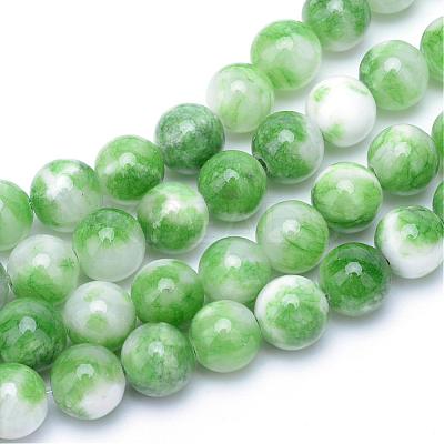 Natural Dyed Persian Jade Gemstone Bead Strands G-R271-6mm-XP01-1