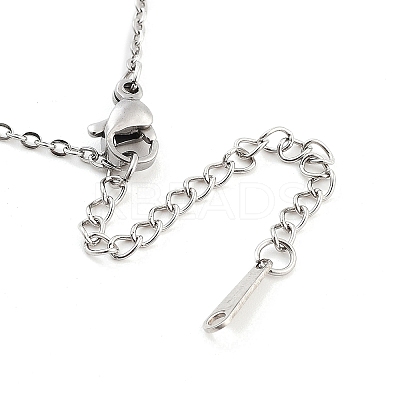 Non-Tarnish 304 Stainless Steel Pendant Necklaces LS-NJEW-P306-07P-1