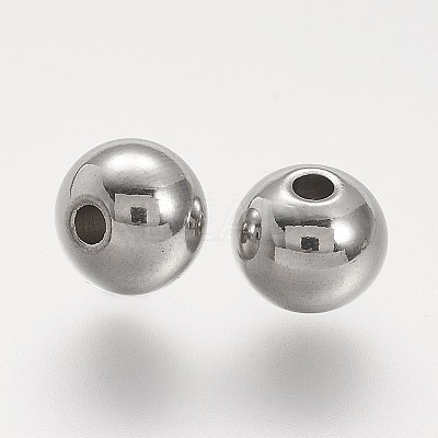 Tarnish Resistant 304 Stainless Steel Beads STAS-P104-10P-1
