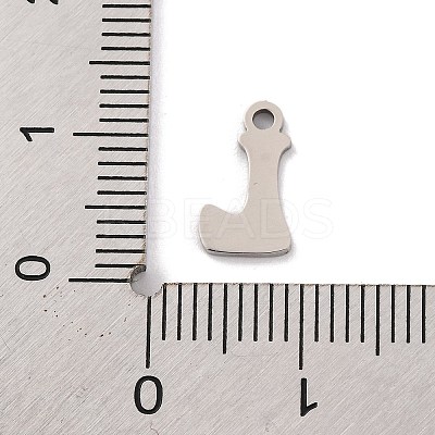 Non-Tarnish 201 Stainless Steel Charms STAS-U016-01P-L-1