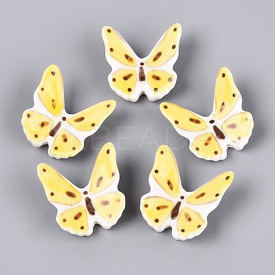 Handmade Porcelain Beads PORC-Q008-01D-1