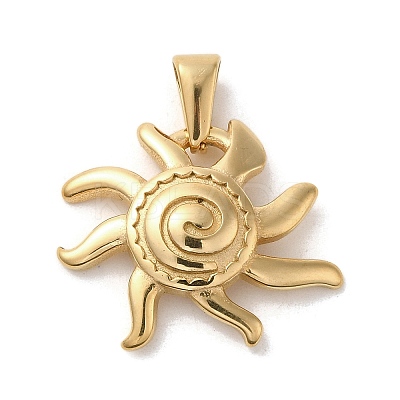 PVD Vacuum Plating 304 Stainless Steel Pendants STAS-B053-26G-1