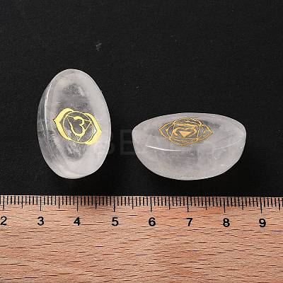 Natural Quartz Crystal Oval Display Decorations G-F774-01C-1