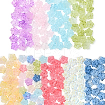 30Pcs Baking Paint Glass Beads GLAA-FS0001-97B-1