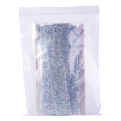 Glitter Resin Hotfix Rhinestone(Hot Melt Adhesive On The Back) OCOR-TA0002-02-40mm-1