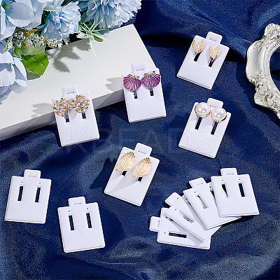 PVC Earring Organizer Display Stands for Jewelry Display Rack EDIS-WH0011-06F-1