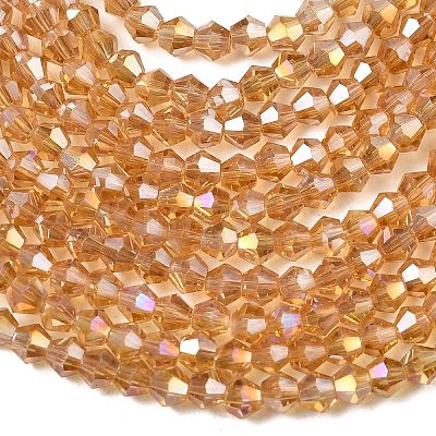 Glass Beads Strands EGLA-S056-2mm-08-1