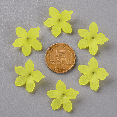 Frosted Acrylic Bead Caps MACR-S371-05A-717-1