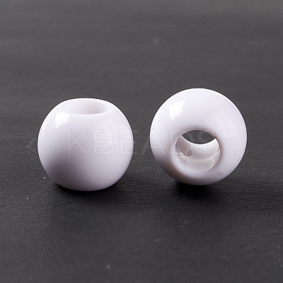 Opaque Acrylic European Beads OPDL-C002-11B-1