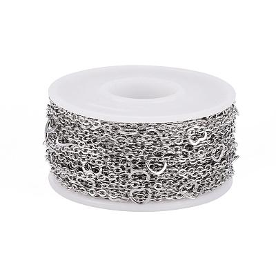 Tarnish Resistant 304 Stainless Steel Cable Chains CHS-E017-01P-1