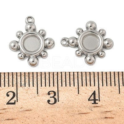 304 Stainless Steel Charms STAS-D127-17P-1